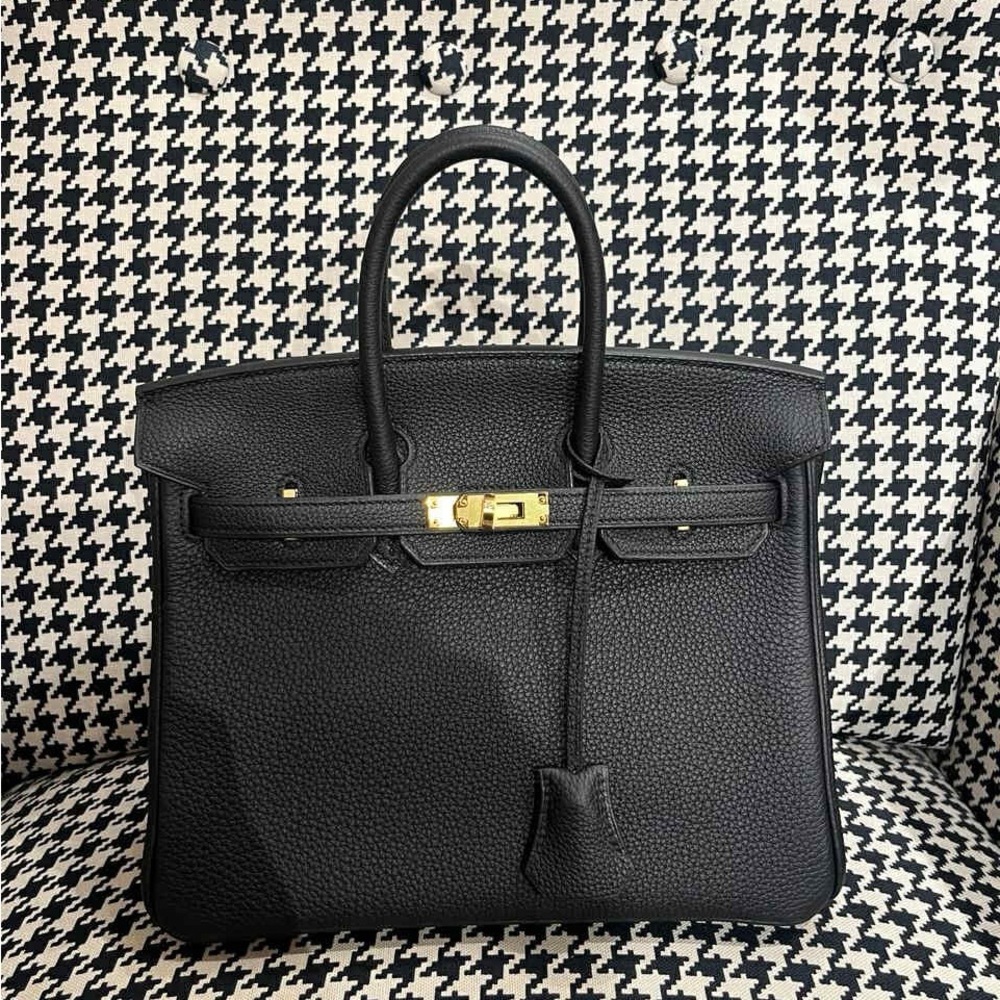 Hermes Black Bag with Gold Hardware (Sold on IG)